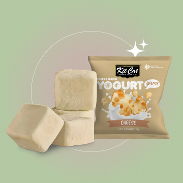 Kit Cat Treat Freeze Dried Yogurt Yums Cheese 10 pcs